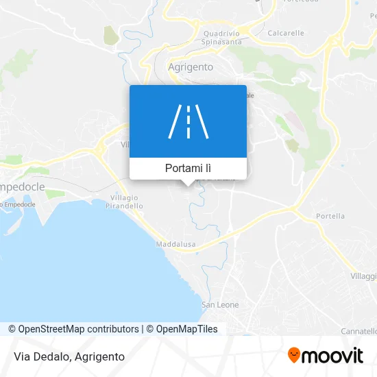 Mappa Via Dedalo