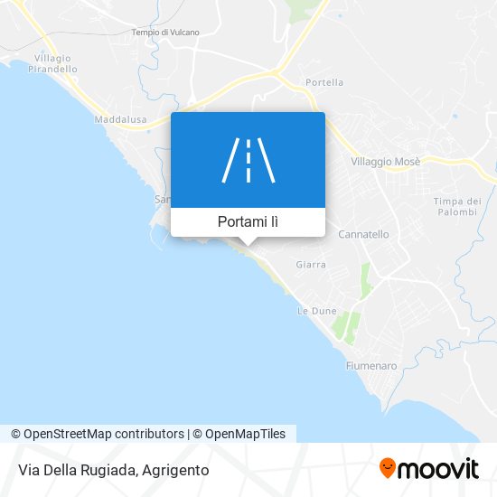 Mappa Via Della Rugiada