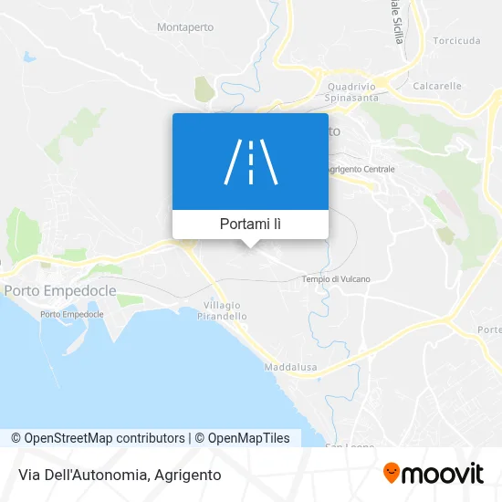 Mappa Via Dell'Autonomia