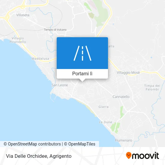 Mappa Via Delle Orchidee