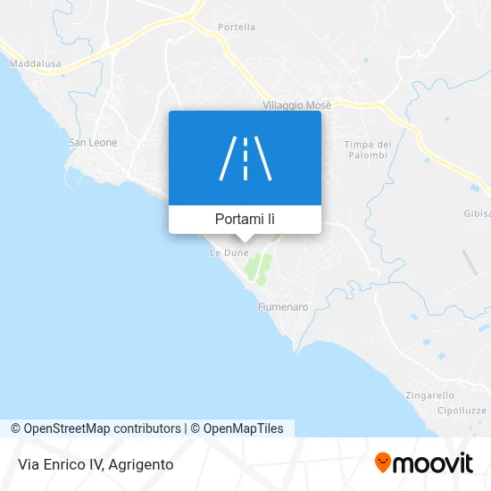 Mappa Via Enrico IV