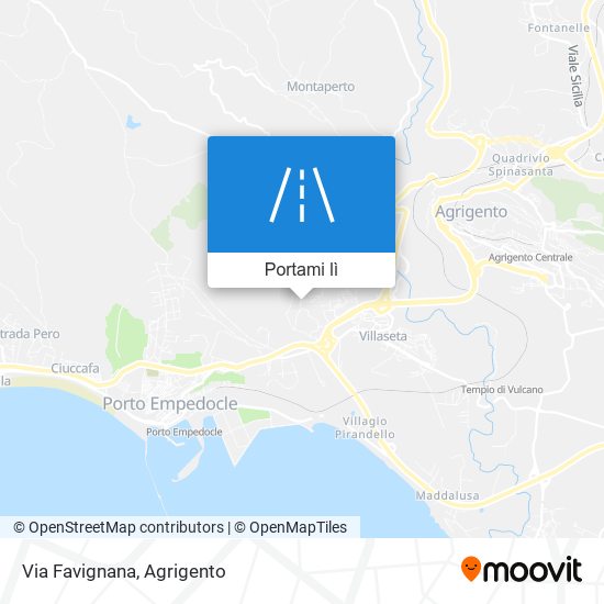 Mappa Via Favignana