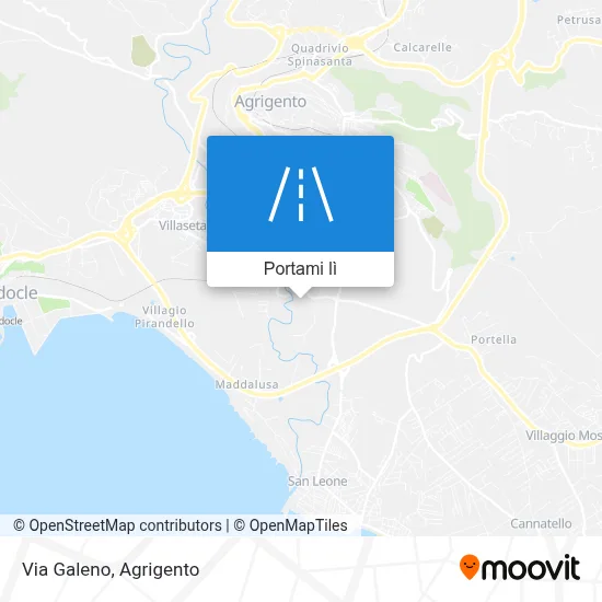 Mappa Via Galeno