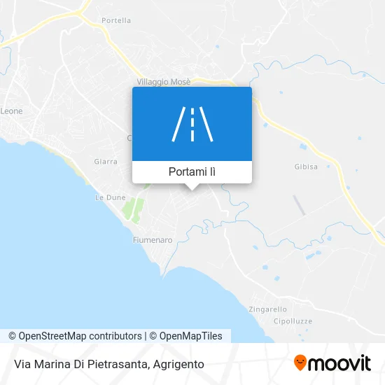 Mappa Via Marina Di Pietrasanta