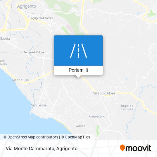 Mappa Via Monte Cammarata