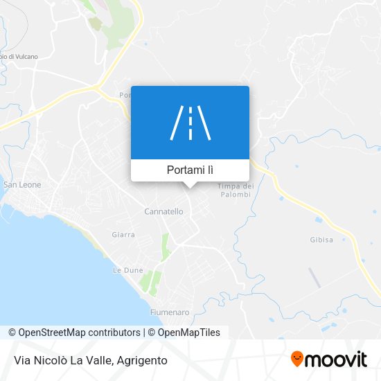 Mappa Via Nicolò La Valle