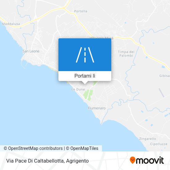 Mappa Via Pace Di Caltabellotta