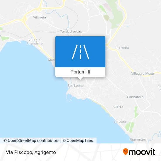 Mappa Via Piscopo