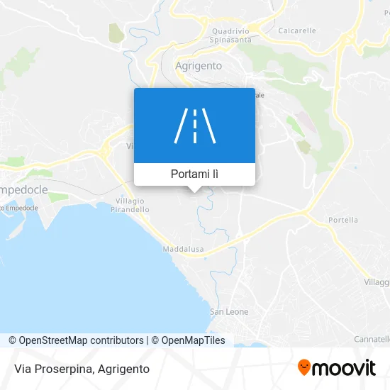 Mappa Via Proserpina