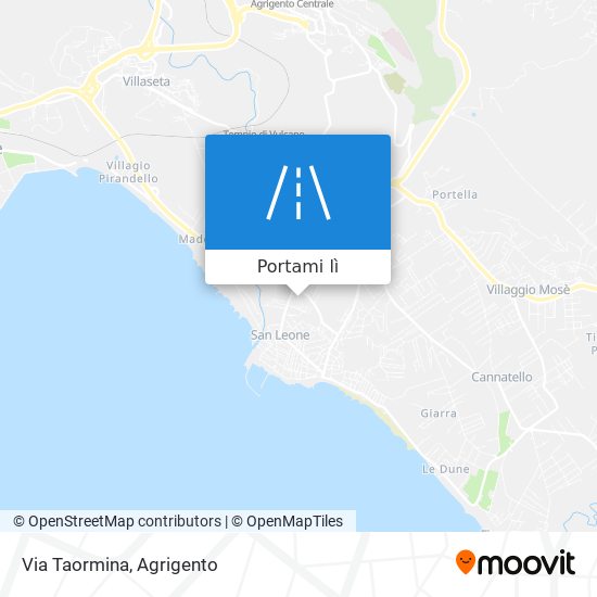 Mappa Via Taormina