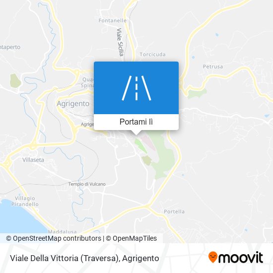 Mappa Viale Della Vittoria (Traversa)