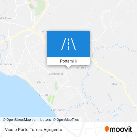 Mappa Vicolo Porto Torres