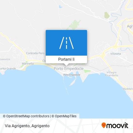 Mappa Via Agrigento