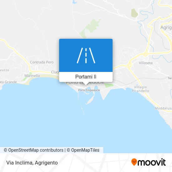 Mappa Via Inclima