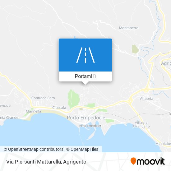 Mappa Via Piersanti Mattarella