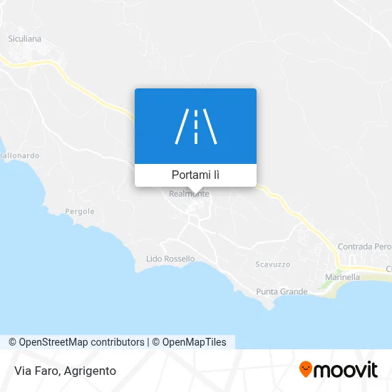 Mappa Via Faro