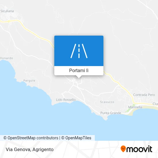 Mappa Via Genova