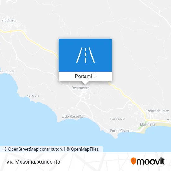 Mappa Via Messina