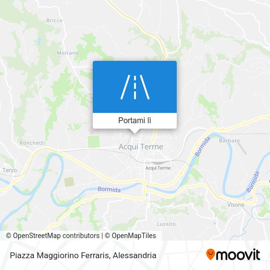 Mappa Piazza Maggiorino Ferraris