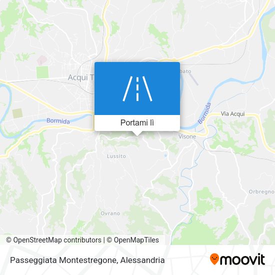 Mappa Passeggiata Montestregone