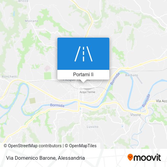 Mappa Via Domenico Barone