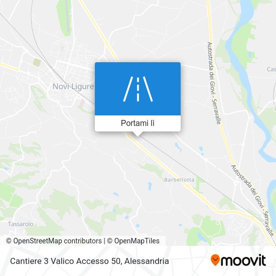 Mappa Cantiere 3 Valico Accesso 50