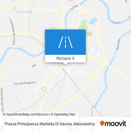 Mappa Piazza Principessa Mafalda Di Savoia