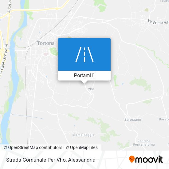 Mappa Strada Comunale Per Vho