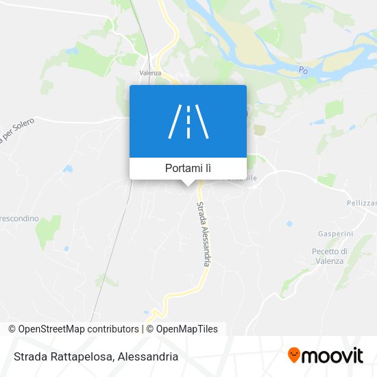 Mappa Strada Rattapelosa