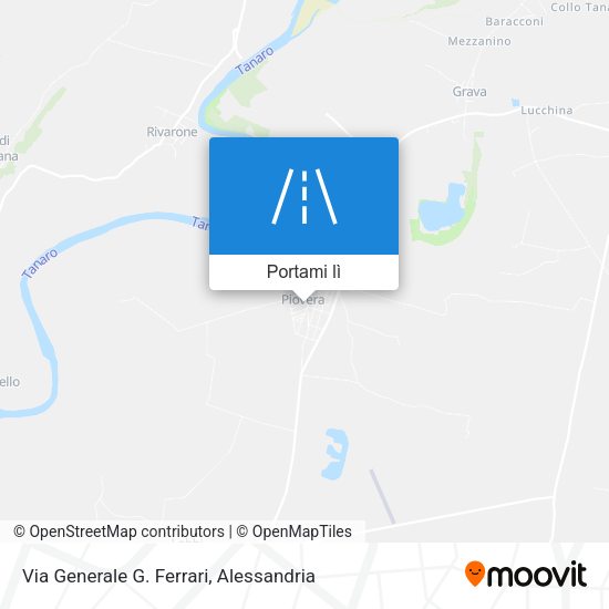 Mappa Via Generale G. Ferrari