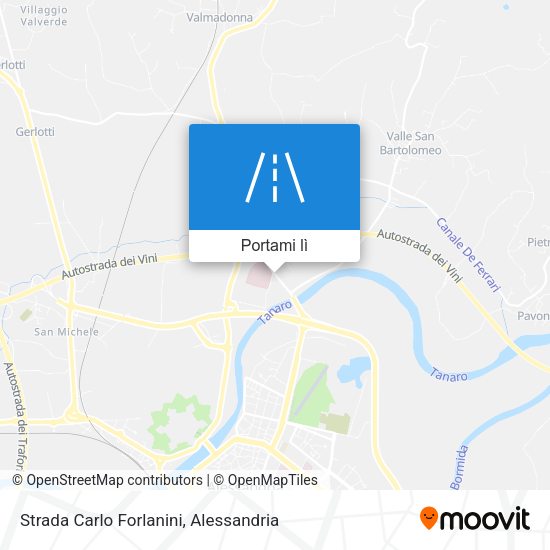 Mappa Strada Carlo Forlanini