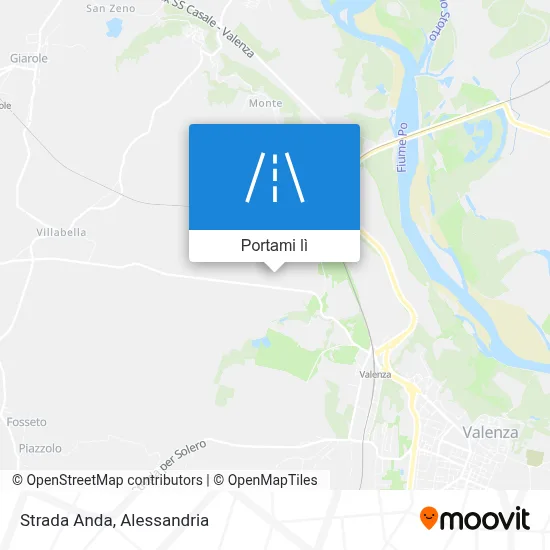 Mappa Strada Anda