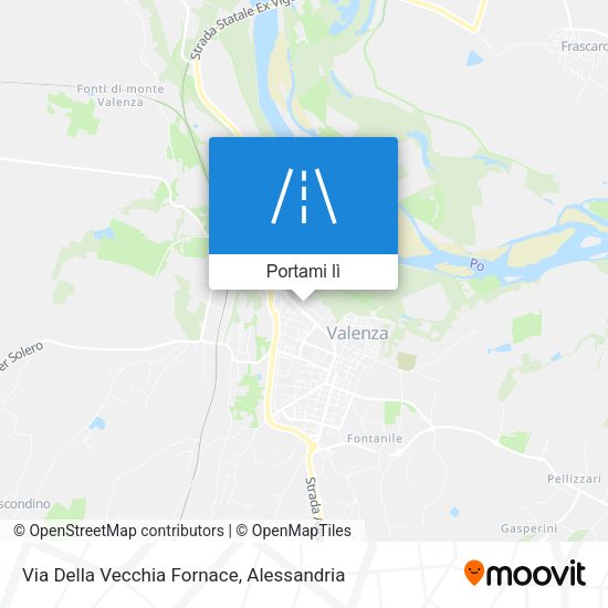 Mappa Via Della Vecchia Fornace
