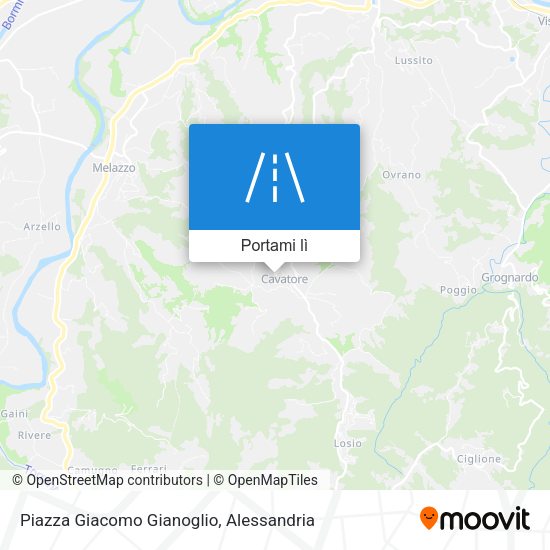 Mappa Piazza Giacomo Gianoglio