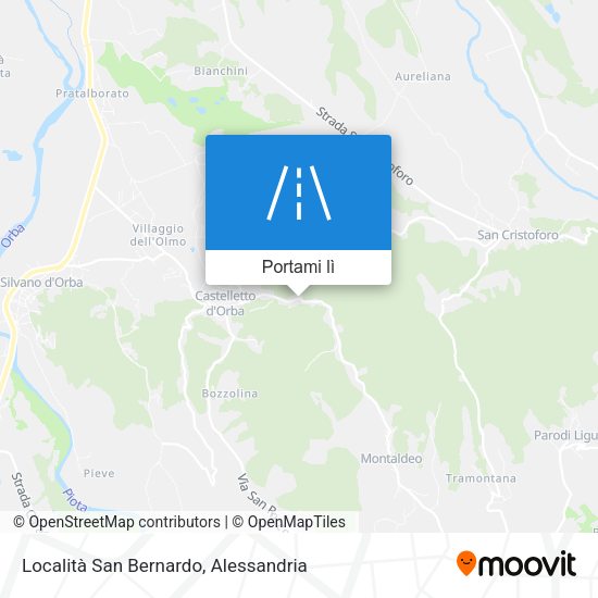 Mappa Località San Bernardo