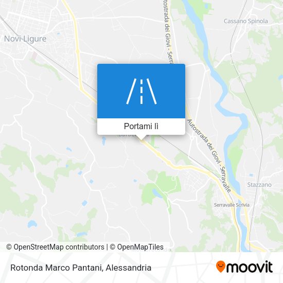 Mappa Rotonda Marco Pantani