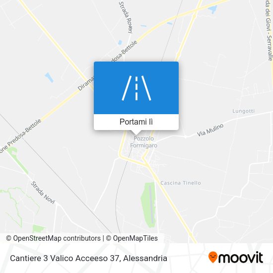 Mappa Cantiere 3 Valico Acceeso 37