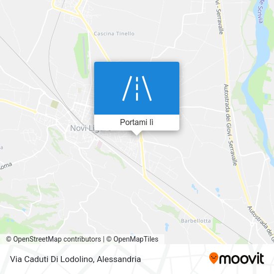 Mappa Via Caduti Di Lodolino
