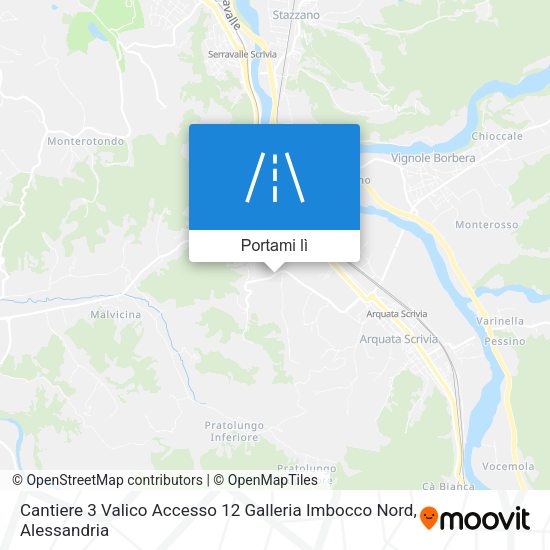 Mappa Cantiere 3 Valico Accesso 12 Galleria Imbocco Nord