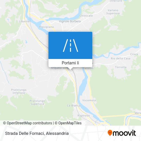 Mappa Strada Delle Fornaci