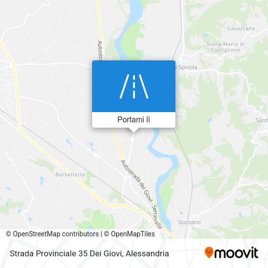 Mappa Strada Provinciale 35 Dei Giovi