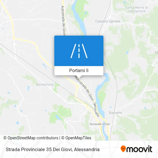 Mappa Strada Provinciale 35 Dei Giovi