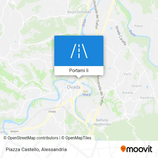 Mappa Piazza Castello