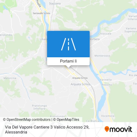 Mappa Via Del Vapore Cantiere 3 Valico Accesso 29