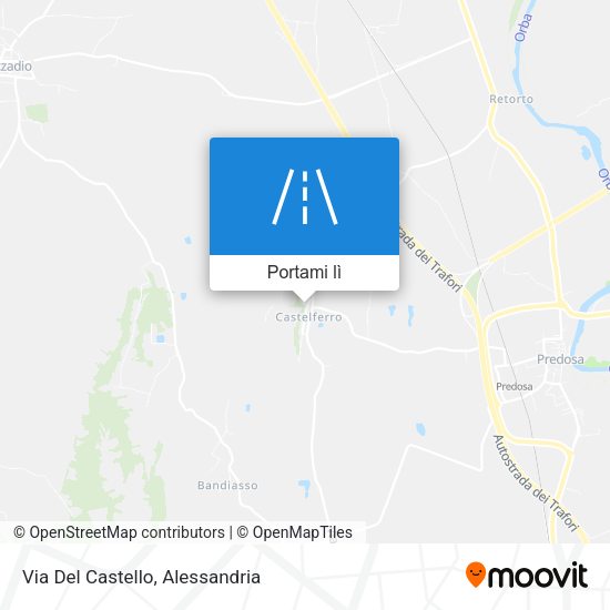 Mappa Via Del Castello