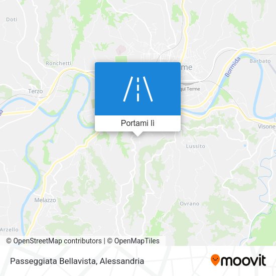 Mappa Passeggiata Bellavista
