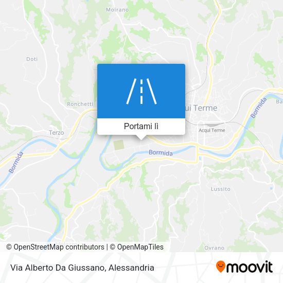 Mappa Via Alberto Da Giussano