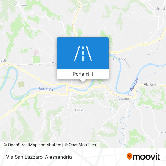 Mappa Via San Lazzaro
