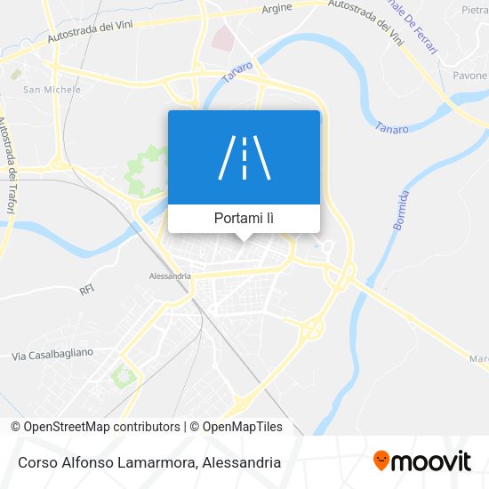 Mappa Corso Alfonso Lamarmora