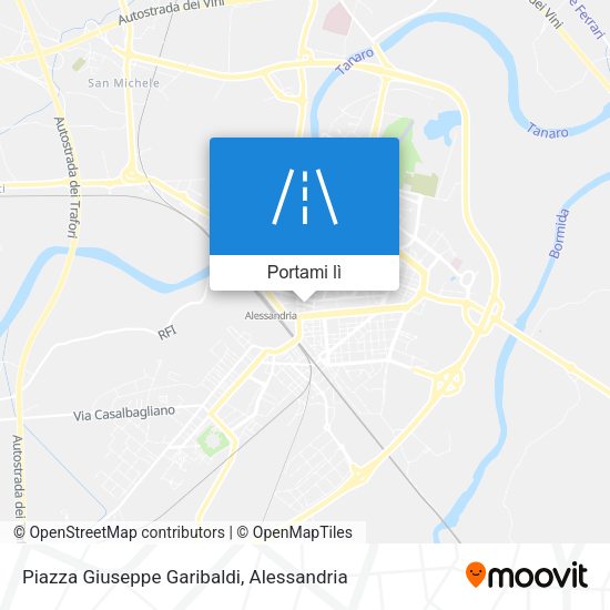 Mappa Piazza Giuseppe Garibaldi